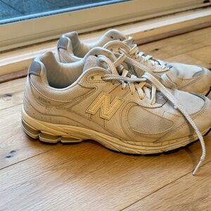 New Balance 2002R Beige and Gray Running Shoes